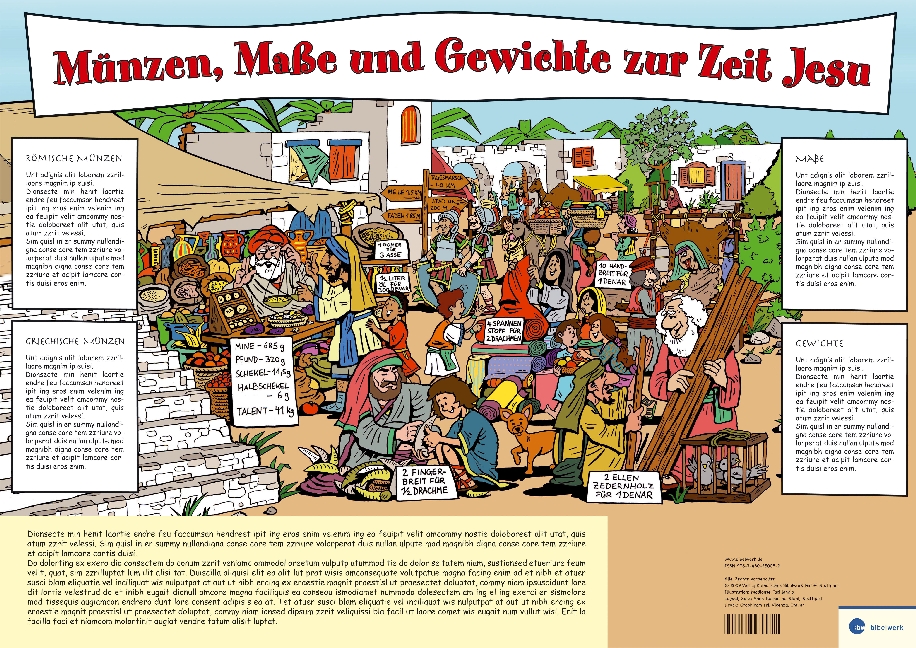 Munzen Masse Und Gewichte Zu Zeiten Jesu Plakat Evangelisations Zentrum Salzburg