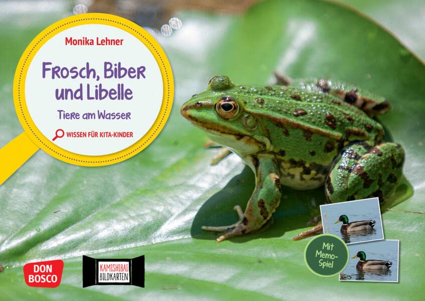 Frosch, Biber und Libelle: Tiere am Wasser – Kamishibai-Bildkarten ...